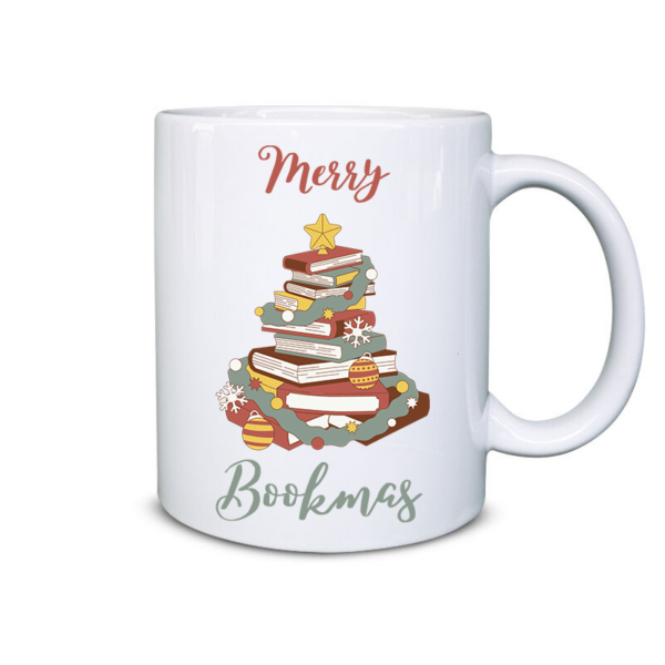 Merry bookmas könyvrakás