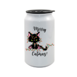 Merry catmas fekete cica