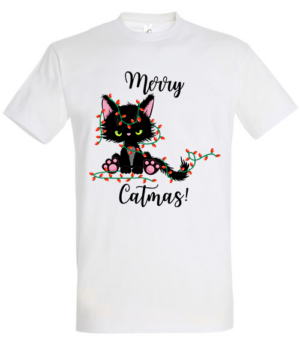 Merry catmas fekete cica