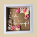 Arany-rózsaszín virágos 3D kép