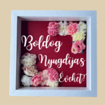 Bordó-virággal 3D kép