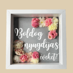 Ezüst-virággal 3D kép