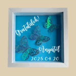 Kék-kék pillangó 3D kép