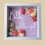 Lila-rózsaszín virág 3D kép