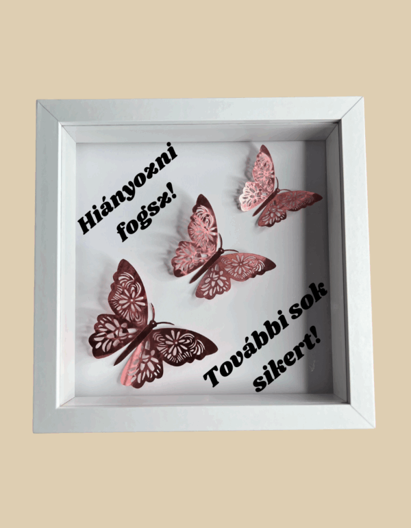 Fehér-rose gold 3D kép