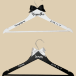 Fekete-fehér vállfa