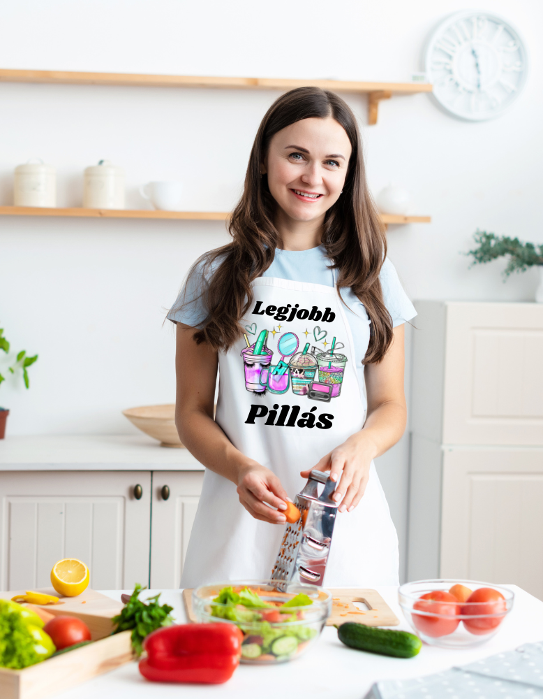 Kötény 8 Legjobb pillás fehér kötény - Image 1