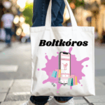 Boltkóros fehér táska