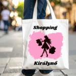 Shopping királynő fehér táska