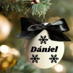 Fekete-fehér üveggömb