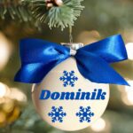 Kék-fehér üveggömb