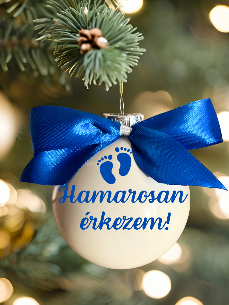 Hamarosan kék Hamarosan érkezem kék gömb - Image 1