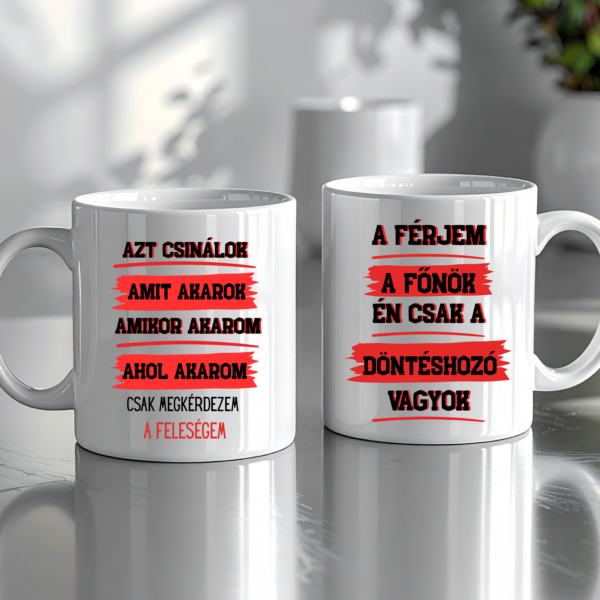 Azt csinálok bögre szett