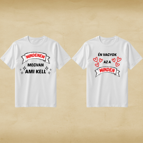 Mindenem póló szett