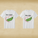 Mint a borsó póló szett