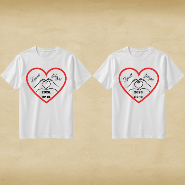 Szív a szívben póló szett