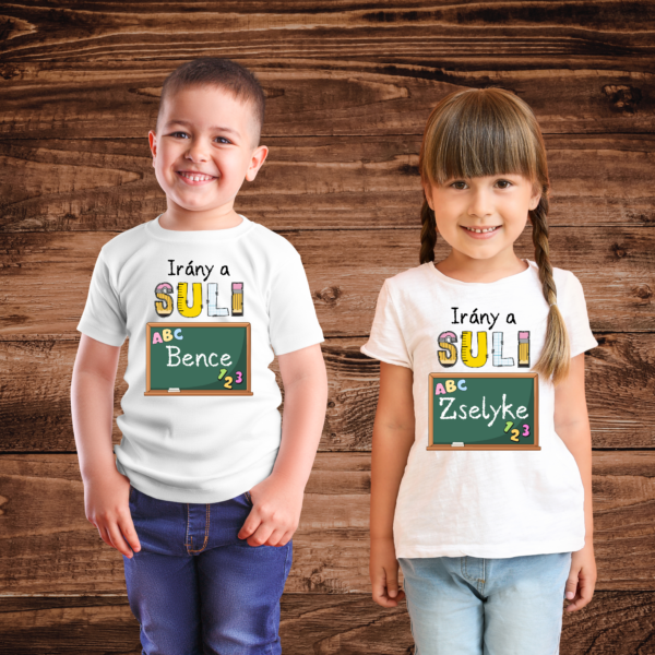 Irány a suli sulis betűvel